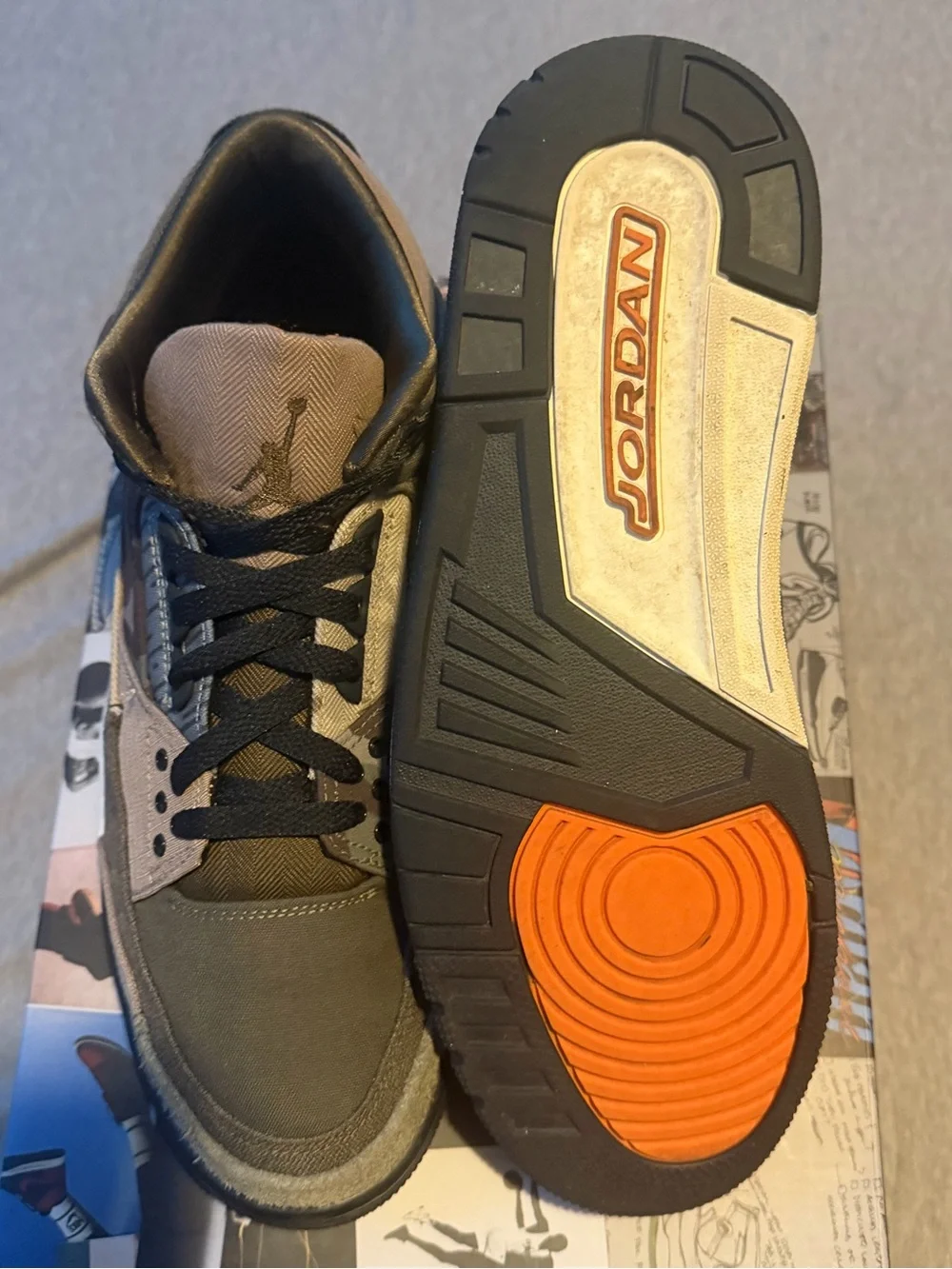 Jordan 3 patch work
